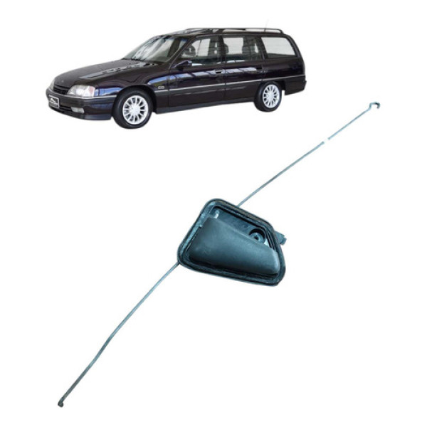 Maçaneta Interna Porta Diant Esq Gm Omega Suprema Gls 1995 Preto Dianteira