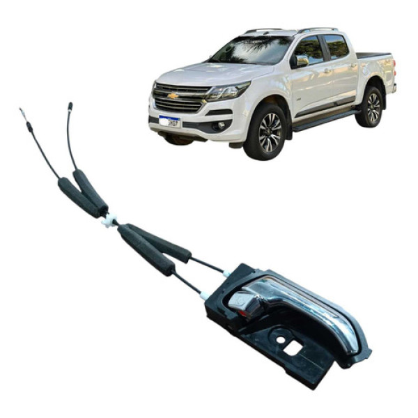 Maçaneta Interna  Diant Direita Chevrolet  S10 Ltz Fd4a 2018 Branco Dianteira