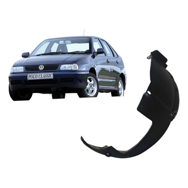 Capa De Roda Traseira Ld Esquerdo Vw Polo Classic 1999 Prateado