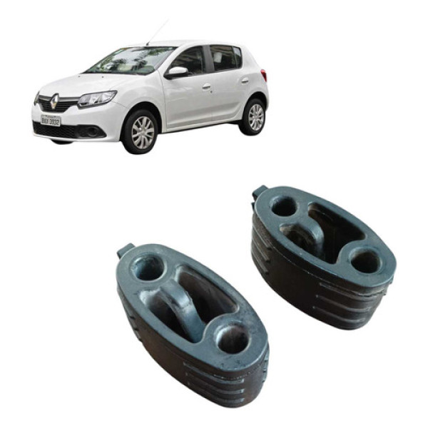  Para De Coxim Do Escapamento Do Renault Sandero  2018 Branco