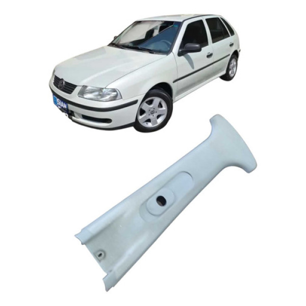Acabamento Superior Central Lado Direito Vw Gol 2000 Prateado