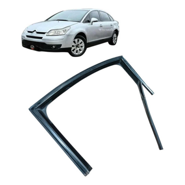 Borracha Guarnição Traseira Esquerda Citroën C4 Pallas 2008 Cinza