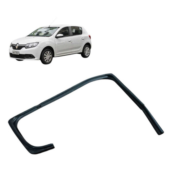  Borracha Canaleta Porta Tras Direita Renault Sandero  2018 Branco