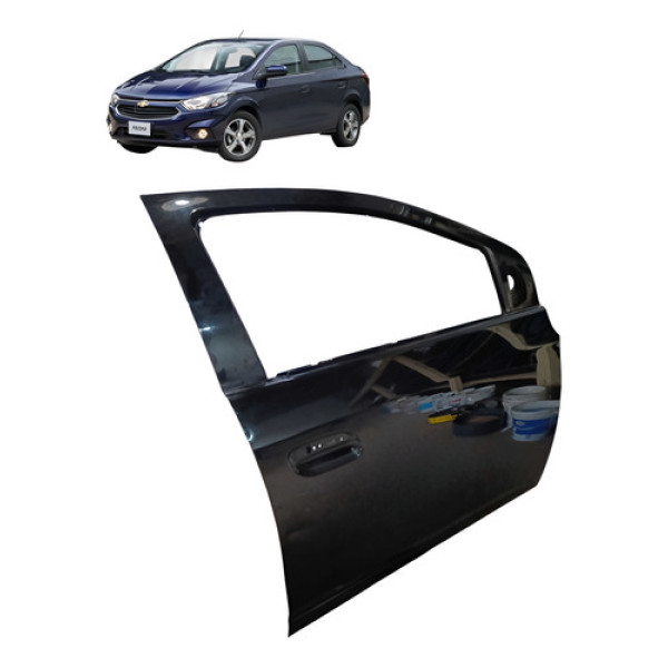 Porta Dianteira Direita Chevrolet Prisma 1.4 Eco Null Dianteira Direita Preto