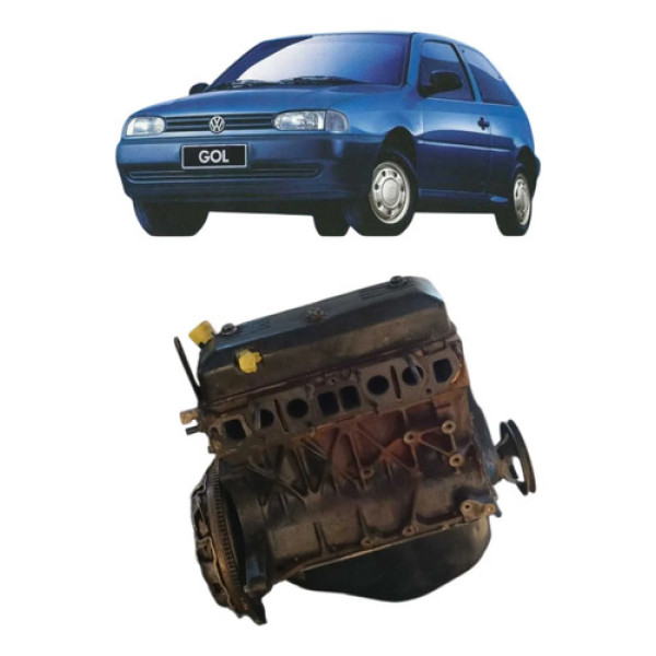 Motor Parcial Do Volkswagen Gol G2 Ano 1996