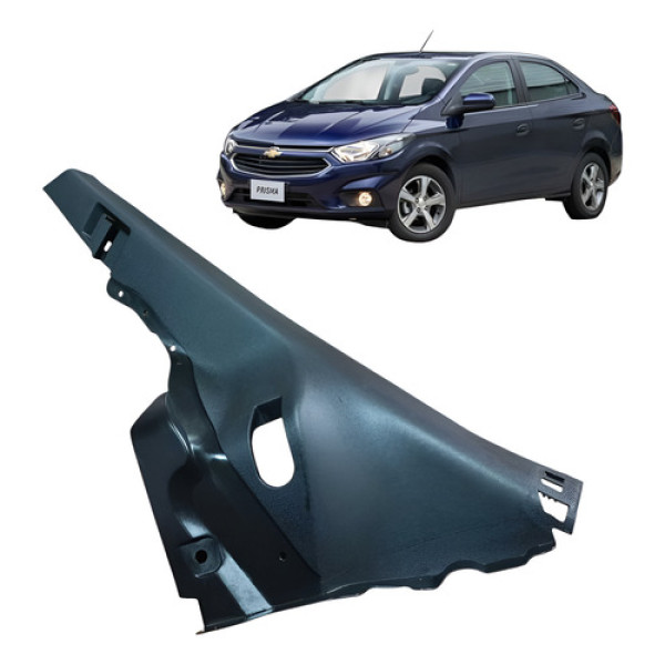 Acabamento Inferior Coluna Tras Esq Chevrolet Prisma 2017 Preto