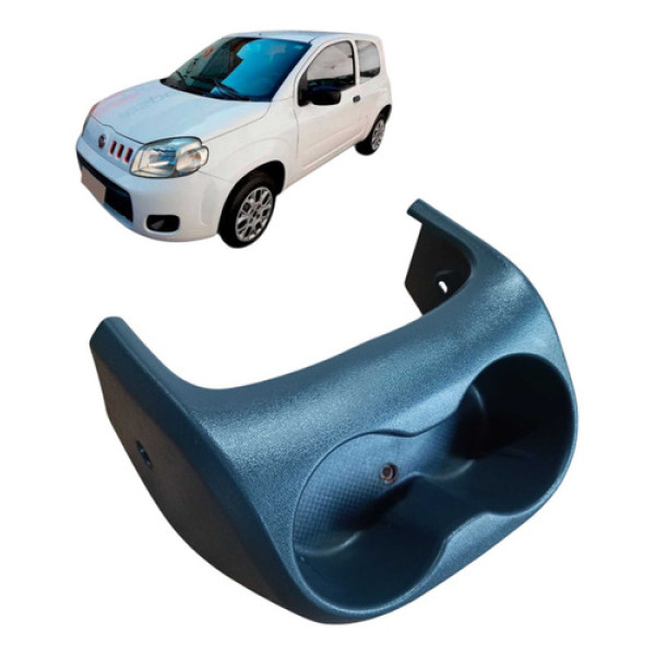  Porta-copos Console Central Fiat Uno Vivace 1.0 2015 Branco