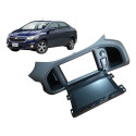  Kit Multimídia Com Moldura Chevrolet Prisma 2017 Preto