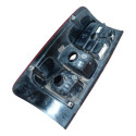 Lanterna Led Tras Dir Com Detalhe Chevr  S10 Ltz Fd4a 2018 Direito/passageiro Vermelho