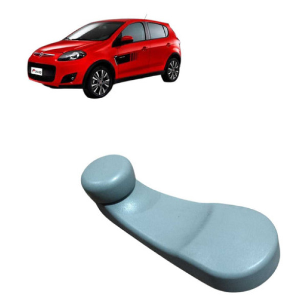 Manivela Vidro Traseira Esquerda Fiat Palio Attract 1.0 2016 Branco