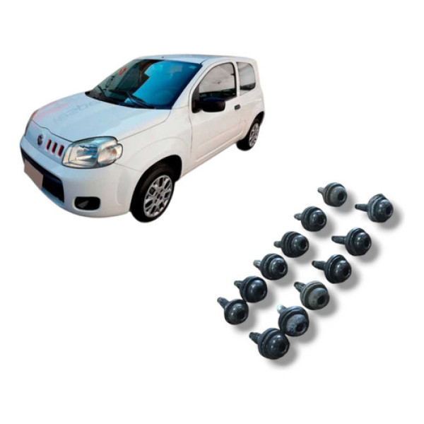 Jogo De Parafuso Do Painel Fiat Uno Vivace 1.0 2015 Branco