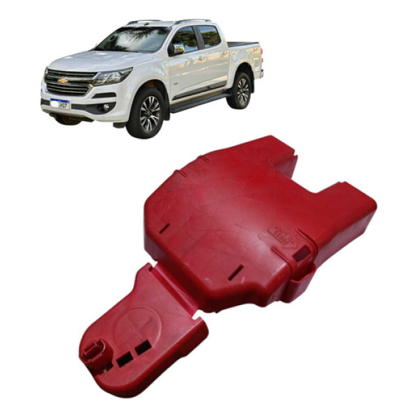 Protetor Tampa  Positivo Bateria Chevrolet S10 Ltz Fd4a 2018 Branco