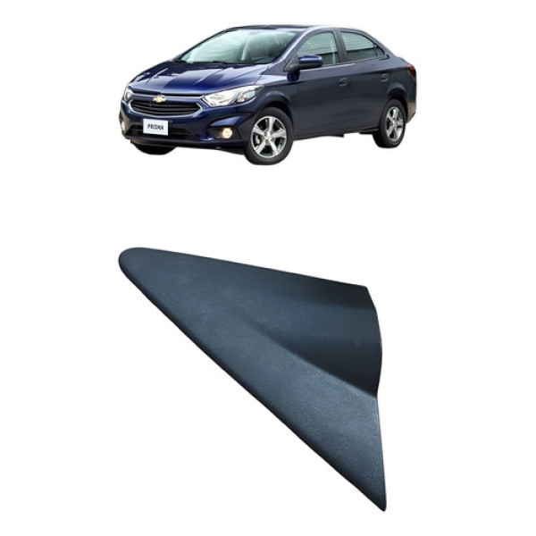 Acabamento Retrovisor Externo Diant Direit Gm Prisma 2017 Preto