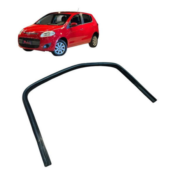Borracha Canaleta Porta Diant D Fiat Palio Attract 1.0 2016 Branco