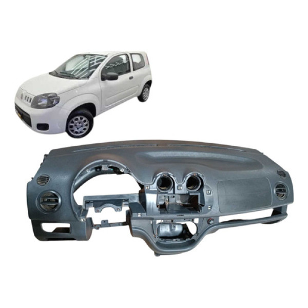 Capa Do Painel Tabelier Completo Fiat Uno Vivace 1.0 2015 Branco