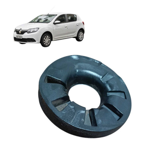  Calço Da Mola Traseira Direita Renault Sandero  2018 Branco