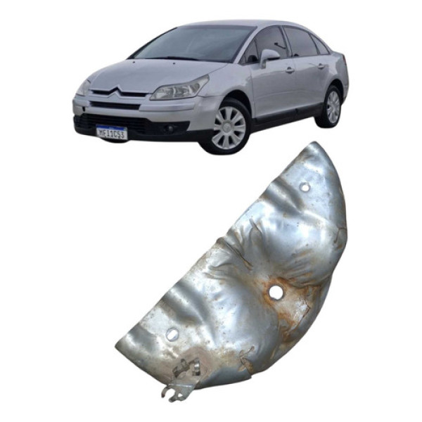 Defletor Calor Escape Citroën C4 Pallas 2008 Cinza