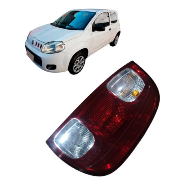 Lanterna Traseira Direita Fiat Uno Vivace 1.0 2015 Direito/passageiro Branco