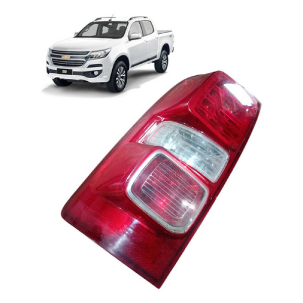 Lanterna Led Tras Esquerda Chevrolet  S10 Ltz Fd4a 2018 Esquerdo/motorista Vermelho