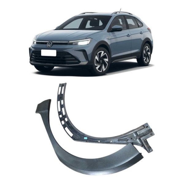 Moldura Spoiler Traseira Direita Volkswagen Nivus 2025 Preta