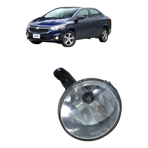 Farol De Milha Dianteiro Esquerdo Chevrolet Prisma 2017 Cinza