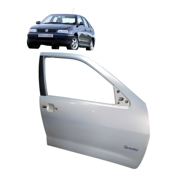 Porta Dianteira Lado Direito Volkswagen Polo Classic 1999 Dianteira Direito Prateado