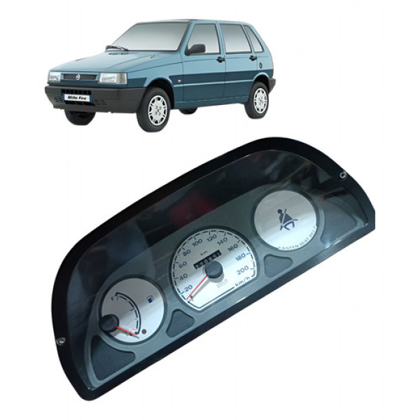 Painel  De Instrumentos Fiat Uno Mille 2003 Cinza