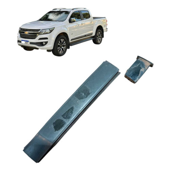 Friso Teto Dianteiro E Traseiro Dir Chevr  S10 Ltz Fd4a 2018 Branco