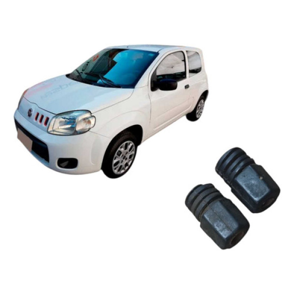 Par De Batentes Tampa Porta Malas Fiat Uno Vivace 1.0 2015 Branco