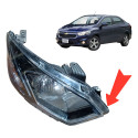 Farol Dianteiro Direito Com Detalhe Chevrolet Prisma 2017 Direito/passageiro