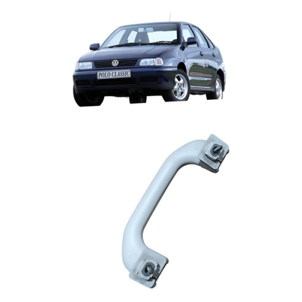 Alça Teto Dianteiro Direito Volkswagen Polo Classic 1999 Prateado
