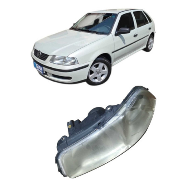 Farol Dianteiro Esquerdo Volkswagen Gol 2000 Esquerdo/motorista
