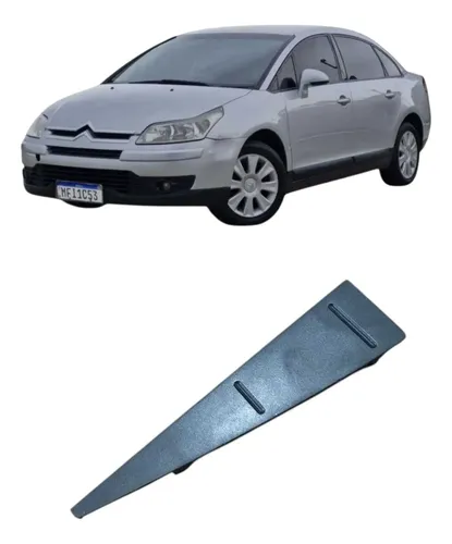 Moldura Lado Esquerdo Rádio Citroën C4 Pallas 2008 Cinza