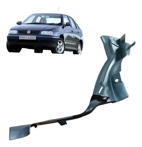 Acabamento Soleira Traseiro Ld Direito Vw Polo Classic 1999 Prateado