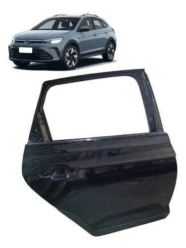 Porta Traseira Lado Direito Volkswagen Nivus 2025 Traseira Direito Preta