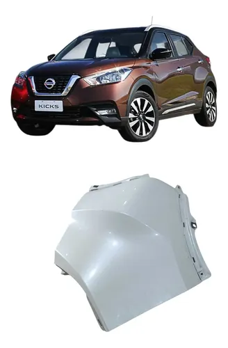 Polaina Traseira Direita Do Nissan Kicks Ano 2020 Branco