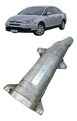 Protetor Calor Escape Central Citroën C4 Pallas 2008 Cinza