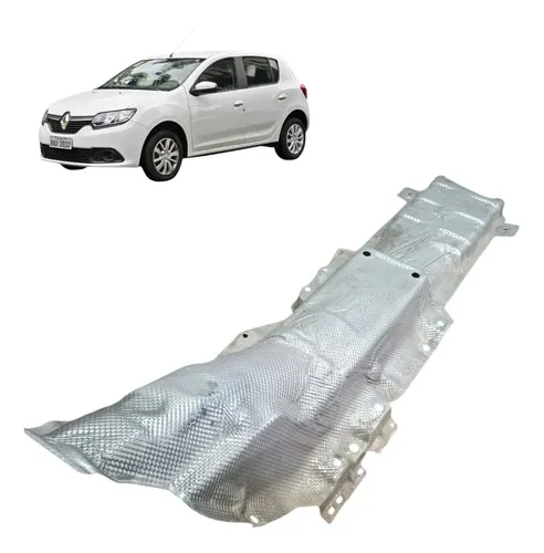 Protetor Defletor De Calor Escape Renault Sandero  2018 Branco