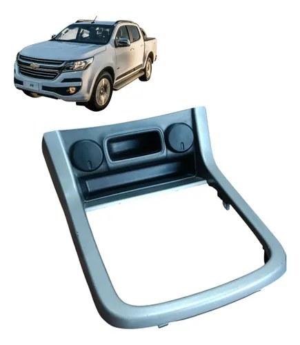 Moldura Console Central  Tomada Chevrolet  S10 Ltz Fd4a 2018 Branco