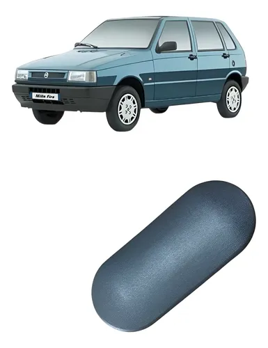 Tampa Acabamento Central Esquerdo Fiat Uno Mille 2003 Preto