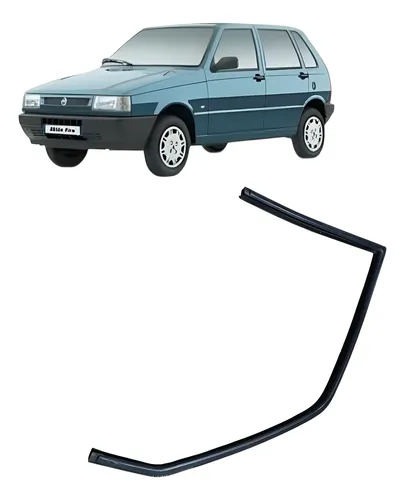 Borracha Canaleta Porta Dianteira Esq Fiat Uno Mille 2003