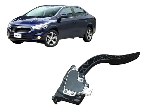 Pedal Acelerador Chevrolet Prisma 2017 Preto
