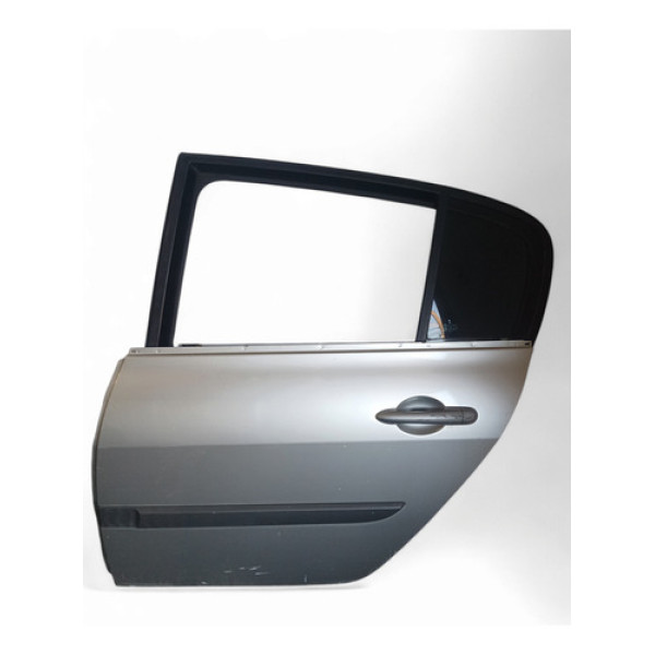 Porta Traseira Esquerda Renault Megane 1.6 2006 2007 2008 Traseira Esquerdo Prateado