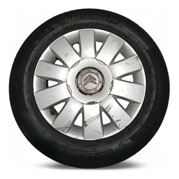 Pneu Aro 15 Com Roda Citroen C/detalhe T