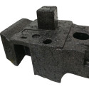Absorvedor De Impacto Parachoque Traseiro Gol G5 2009 A 2012