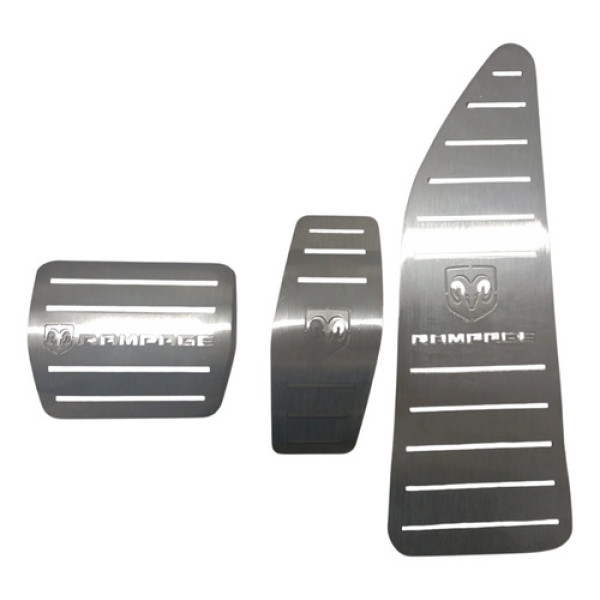 Acabamento Kit Pedal Inox Rampage 2024