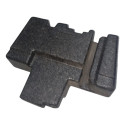 Absorvedor Impacto Isopor Bmw X1 2012 Preto