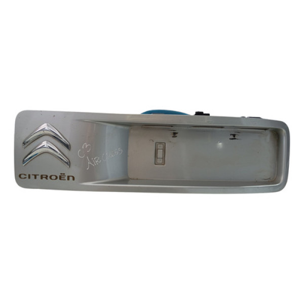 Acabamento Moldura Placa Com Logo Citroen C3 Aircross 2014