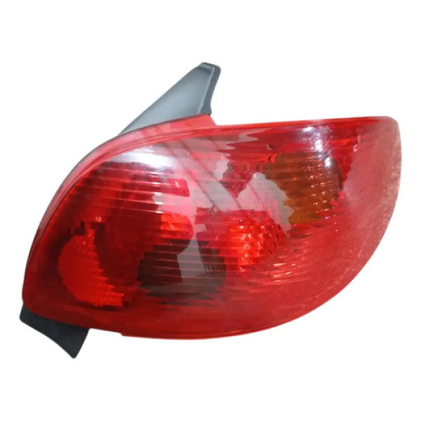 Lanterna Traseira Direita Peugeot 206 2004/2006 Direito/passageiro Vermelho