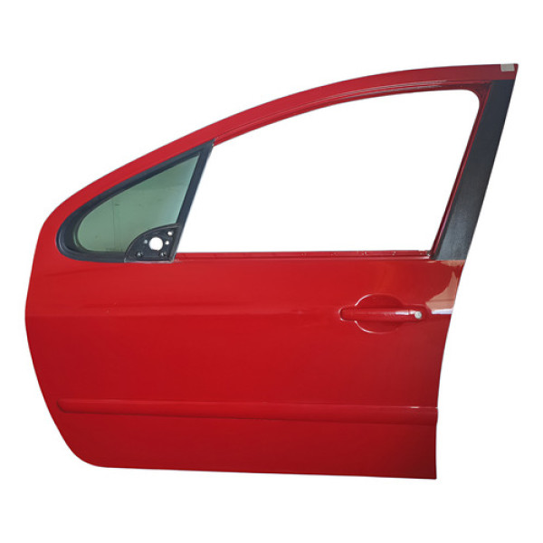 Porta Dianteira Esquerda Peugeot 307 2010 Dianteira Esquerdo Vermelho